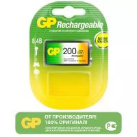 Аккумулятор Ni-Mh 200 мА·ч 8.4 В GP Rechargeable Крона, в упаковке: 1 шт