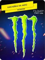 Наклейка на машину Monster Монстер царапины популярные на с