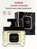 Туалетная вода мужская Guess Uomo, 50 мл Гесс Уомо мужские ароматы для него гас