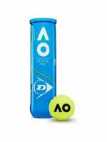 Мячи теннисные DUNLOP Australian Open 601355, 4 шт