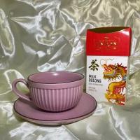 Подарочный набор "Символ года" Чай бирюзовый HYTON Китайский молочный улун 90г + Чайная пара
