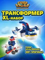 Супер Крылья, Робот трансформер 2-в-1 Полицейский патруль, Super Wings