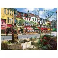 Картина по номерам Белоснежка "Европейский городок", 40x50 см