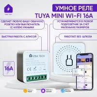 Умное реле для Алисы 16А Tuya Wi-Fi Mini