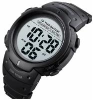 Мужские спортивные наручные часы SKMEI 1560BK с секундомером и таймером