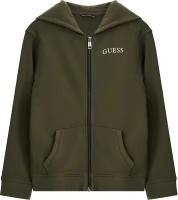 Толстовка GUESS, размер 10, зеленый