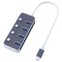 Концентратор Type-C - USB3.0 x 4