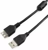 Удлинитель Cablexpert USB - USB (CCF-USB2-AMAF-10), 3 м, черный