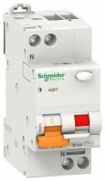 Дифференциальный автоматический выключатель Schneider Electric Домовой АД63 2P 16А 30мА класс AC