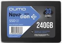 Накопитель SSD 2.5" QUMO Novation 240GB SATA-III 3D TLC (Q3DT-240GSCY)