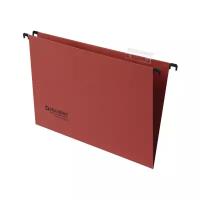 BRAUBERG Подвесные папки Foolscap A4, картон, 10 штук, красный