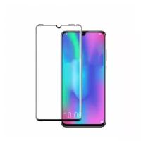 Защитное стекло Tempered Glass для Huawei P30 полный клей ( черная рамка )