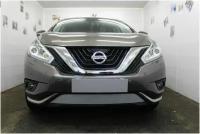 Защитная сетка радиатора хром Nissan Murano (2016-н.в) Z52 / съемная решетка на бампер Ниссан Мурано