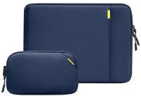 Папка Tomtoc Defender Laptop Sleeve Kit 2-in-1 A13 набор для Macbook Pro 14'', синий