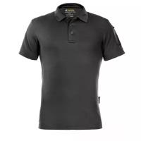 Поло мужское (футболка) Gongtex Performance Polo Shirt, цвет Черный (Black)-L