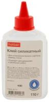 Клей силикатный 110г, Hatber, с дозатором