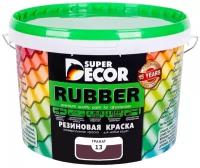 Резиновая краска Super Decor Rubber №13 Гранат 12 кг