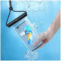 Чехол водонепроницаемый для телефона, смартфона, универсальный Baseus Cylinder Slide-Cover Waterproof Bac Pro Черный