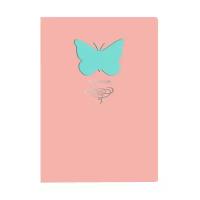 Блокнот Канц-Эксмо Paper Art. Butterfly розовый А6+, 80 листов КЗБФЛ6802933