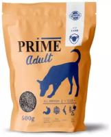 Сухой корм PRIME ADULT для собак всех пород с 12 месяцев, с ягненком 500 гр