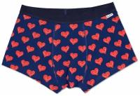 Мужские трусы Happy socks 2-Pack Smiley Heart Trunks SMH96 6500 S