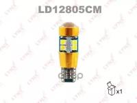 Лампа Светодиодная Led W5w T10 12V W2,1X9,5D Smdx19 6200K Canbus LYNXauto арт. LD12805CM