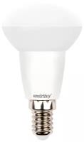 Светодиодная LED лампа Smartbuy R50 E14 6W (Вт) 4000K 500lm матовая пластик 50x85 220V SBL-R50-06-40K-E14-A