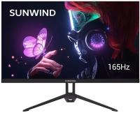 Монитор SunWind 23.8 дюймов, монитор с частотой 165ГЦ, игровой монитор с разрешением Full HD черного цвета