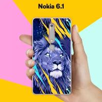 Силиконовый чехол на Nokia 6.1 Лев / для Нокия 6.1