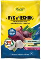 Удобрение сухое для лука и чеснока минеральное гранулированное 5М Фаско 1 кг