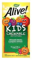 Таблетки Nature's Way Alive! Kids chewable multivitamin, 250 г, 120 шт