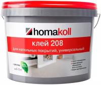 Клей акриловый для гибких напольных покрытий Homa Homakoll 208 4 кг