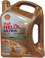 Синтетическое моторное масло SHELL Helix Ultra 0W-40, 4 л