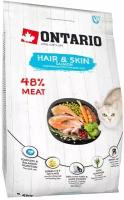 Ontario Для здоровья кожи и шерсти кошек с лососем (Ontario Cat Hair & Skin) 2 кг