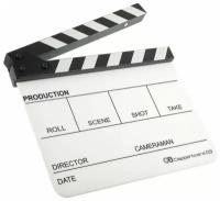 Кинохлопушка GreenBean Clapperboard 03 (белая)