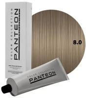 Panteon Color Collection Стойкая крем-краска для волос для профессионального применения, 8.0 блондин, 100 мл