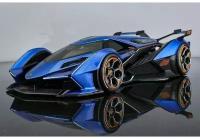 Maisto Машинка металлическая Lamborghini V12 Vision Gran Turismo, 1:18, оливковая