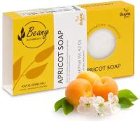 Мыло Beany твердое натуральное турецкое "Apricot Soap" абрикосовое