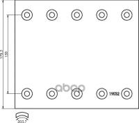 Накладка Тормозной Колодки Bpw (420Х180) 1-Й Ремонт (19032) Комплект На Ось (8Шт.) Don DON арт. BC361A7740