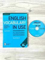 English Vocabulary In Use Pre-Intermediate and Intermediate (Fourth Edition) With CD