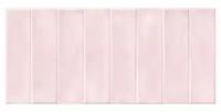 Керамическая плитка Cersanit Pudra кирпич рельеф розовый PDG074D для стен 20x44 (цена за 26.25 м2)