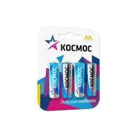 Батарейка космос LR6 Basic, 4 шт