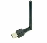 Мощный USB wi-fi адаптер b/g/n 150mb с съёмной антенной 3 dbi, разъём rp-sma