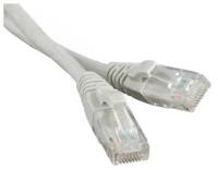 Патч-корд RJ45 - RJ45, 4 пары, UTP, категория 5е, 7 м, серый, TWT TWT-45-45-7.0-GY