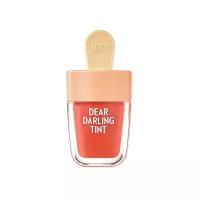 Etude Тинт для губ гелевый Dear Darling Water Gel Tint Ice cream, OR205 apricot red