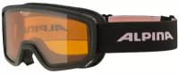 Очки горнолыжные Alpina Scarabeo S Black-Rose Matt