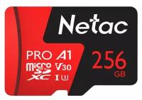 Карта памяти 256Gb - Netac microSDHC P500 PRO NT02P500PRO-256G-S