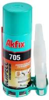 Клей цианоакрилатный Akfix 705 GA060 с отвердителем, 65 г, 200 мл