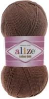 Пряжа Alize Cotton Gold (Коттон Голд) - 1 шт Цвет: 493 коричневый 55% хлопок, 45% акрил 100г 330м