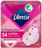 Гигиенические прокладки Libresse V-Protection Ultra+ Regular 14шт